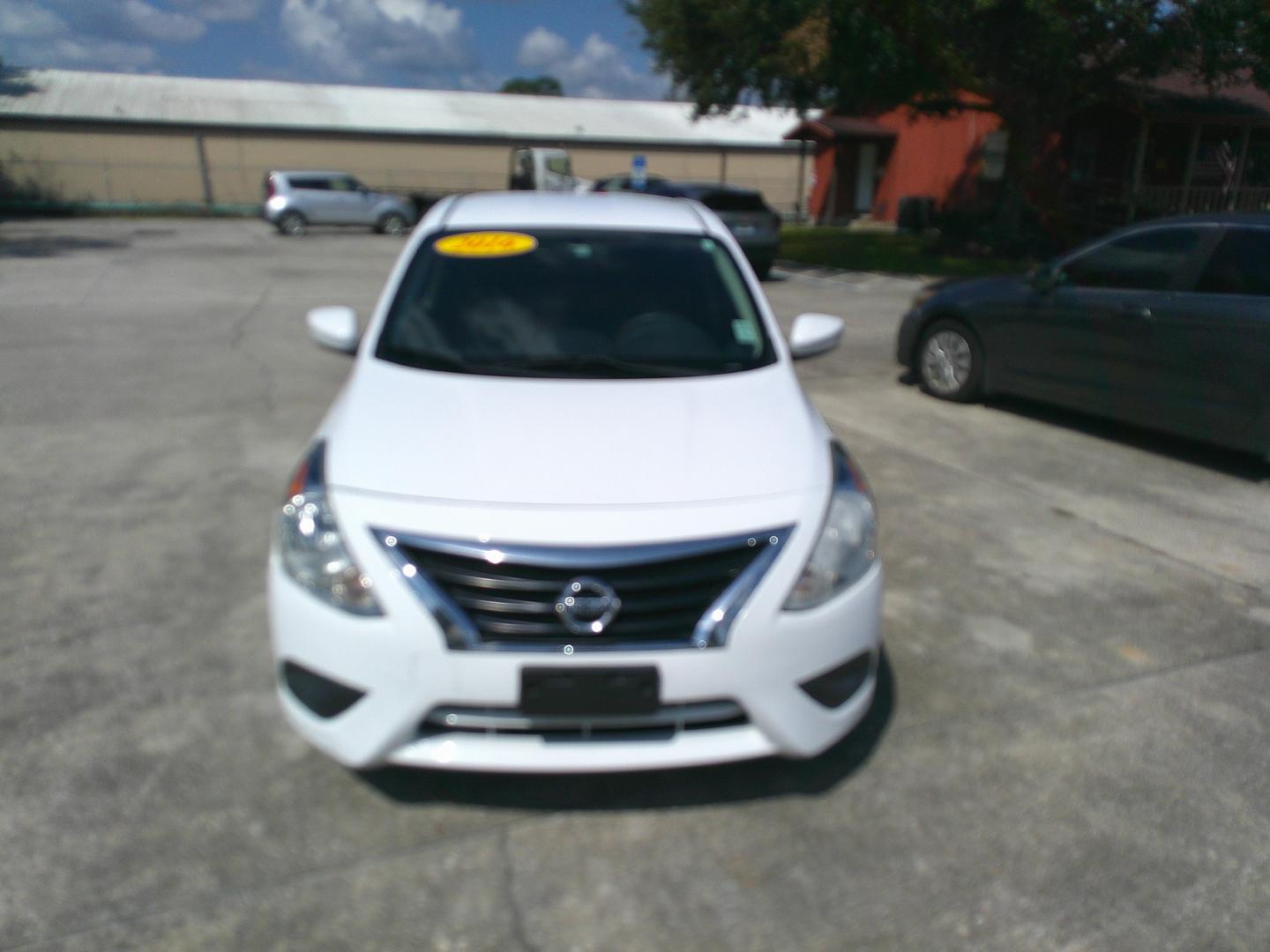 2016 WHITE NISSAN VERSA S; SL; SV (3N1CN7AP4GL) , located at 1200 Cassat Avenue, Jacksonville, FL, 32205, (904) 695-1885, 30.302404, -81.731033 - Photo#0